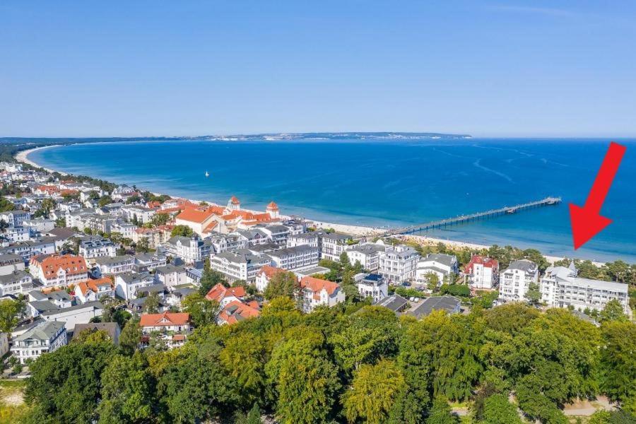 Direkt Am Strand Mit Meerblick Und Sauna - Fewo Strandidyll Binz Kültér fotó